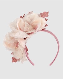 Fillies Collection - Large Dusty Pink Flowers Headband