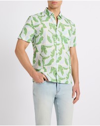 Marcs - Identity Leaf Linen Mix Shirt