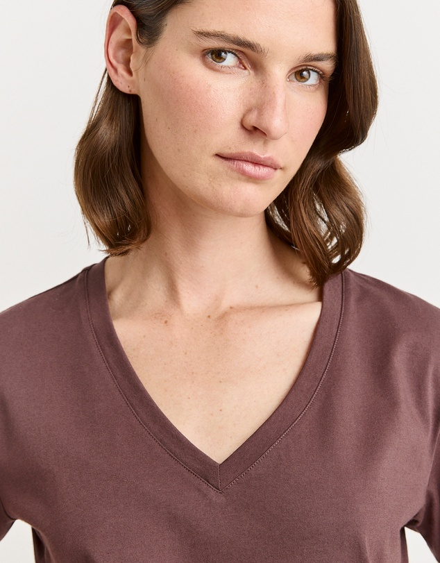 Toorallie - V-Neck Organic Cotton Tee