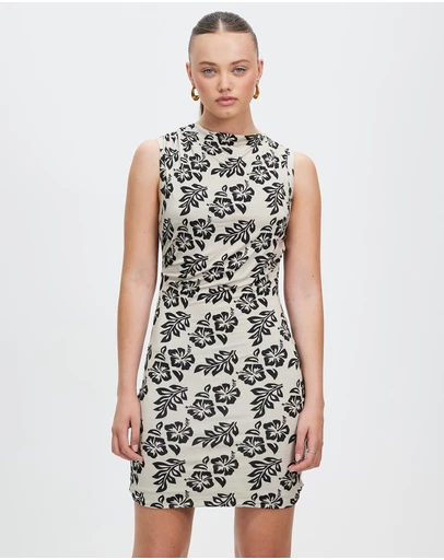 Third Form - Hawaii 2.0 Tuck Mini Dress