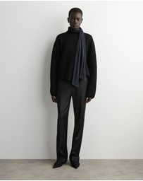 COS - Wool-Flannel Straight-Leg Trousers