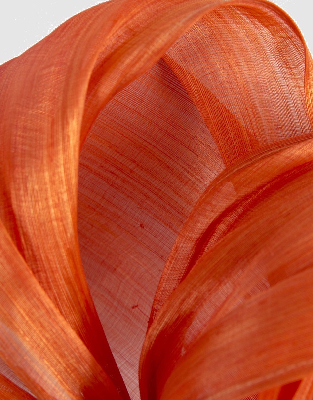 Fillies Collection - Bespoke Orange Bow Racing Fascinator