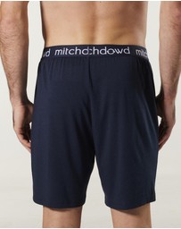 Mitch Dowd - Soft Bamboo Knit Sleep Short - Navy