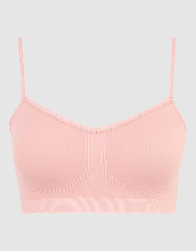 Billet Doux - Zen Attitude Crop Top Style Wirefree Bralette - 2 Pack