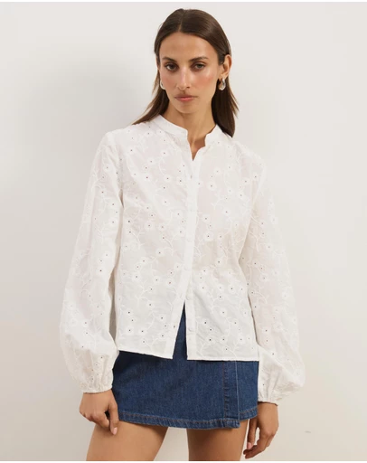 Atmos&Here - Hazel Broderie Blouse