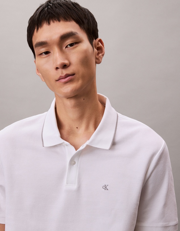 Calvin Klein - Refined Pique Tipped Polo Shirt