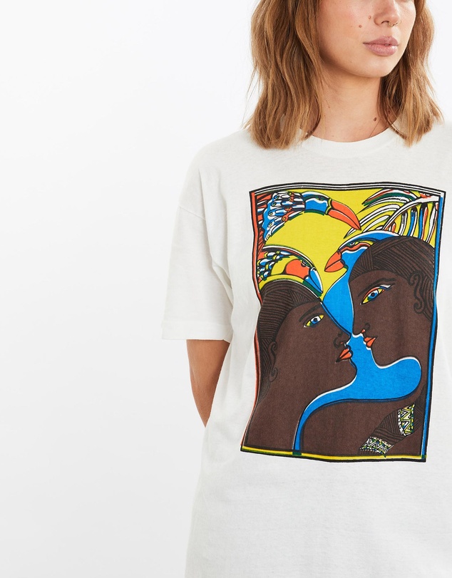 Vintage by The Real Deal - Pre Loved - Vintage 80s Souvenir Art Tee