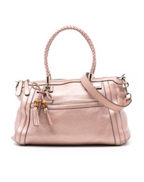 Pre-Loved by Azura Reborn - Pre-Loved Metallic Pebbled Calfskin Bella Satchel