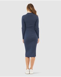 Ripe Maternity - Nella Rib Nursing Knit Dress