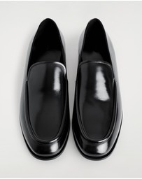COS - Polished-Leather Loafers - Women's