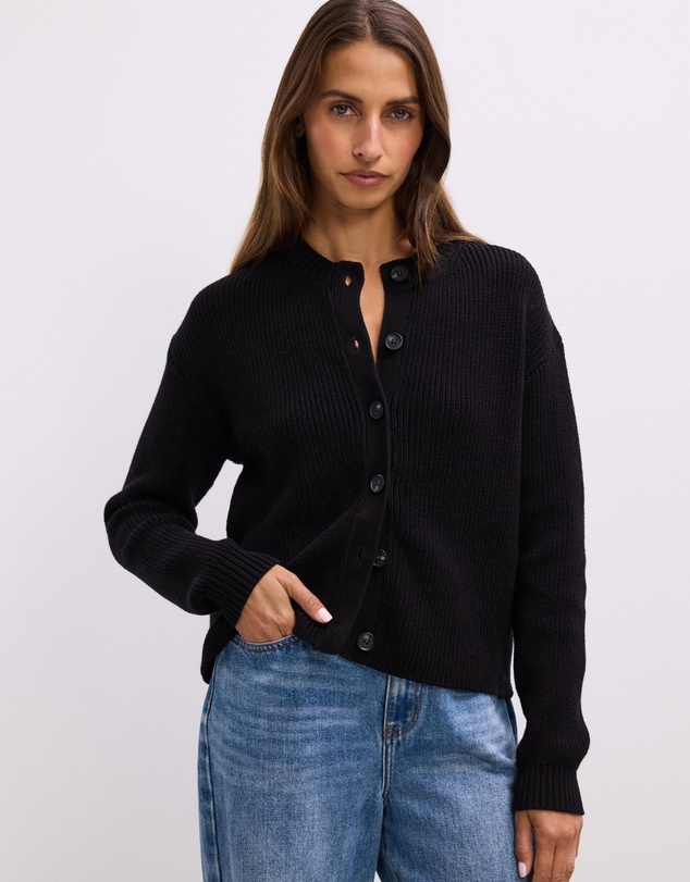 The Fated - Maia Round Neck Knit Cardigan