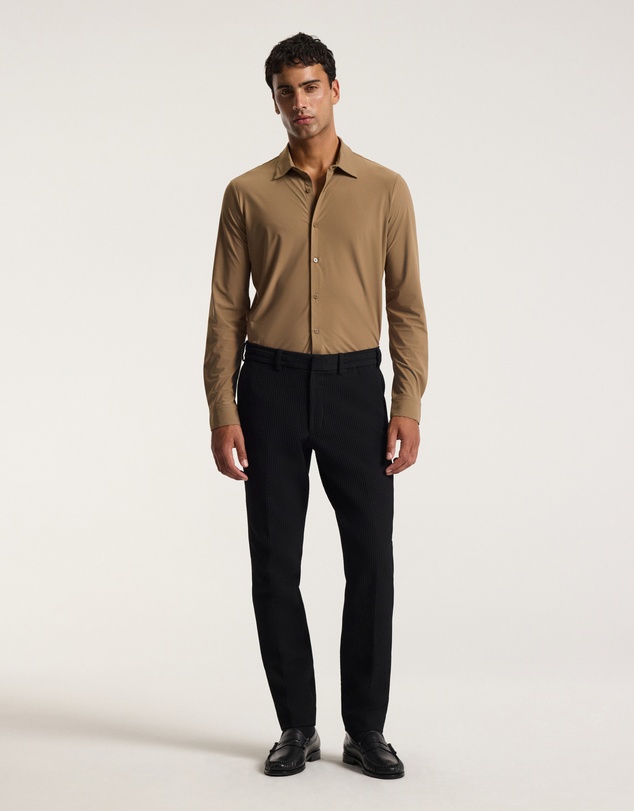 Calibre - Performance Long Sleeve Shirt Camel