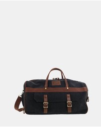Pierre Cardin - Pierre Cardin Canvas Buckle Overnight Bag