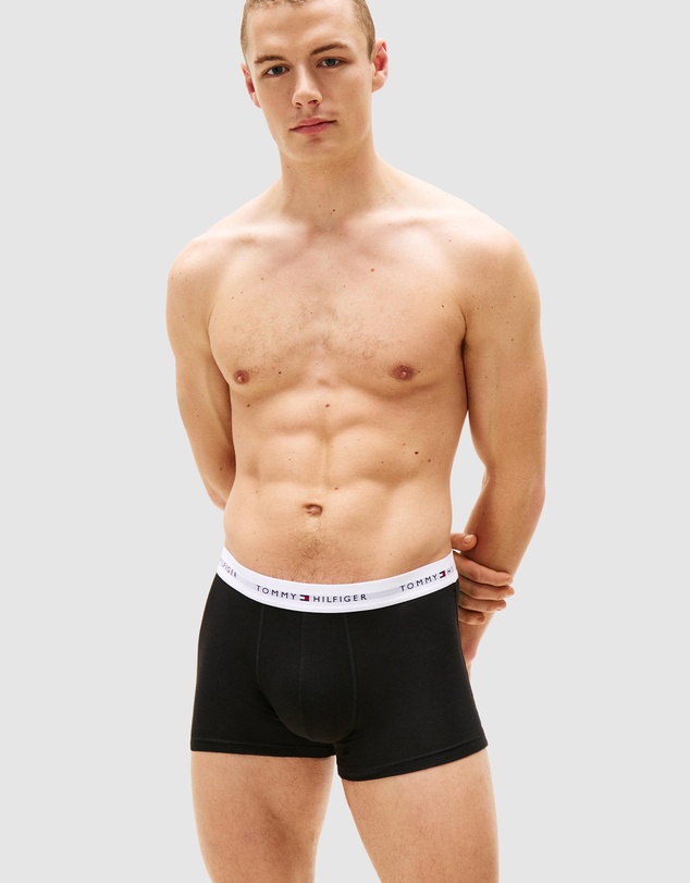 Tommy Hilfiger - 3-Pack Essential Logo Waistband Trunks