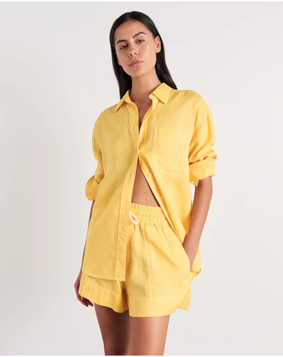 Jag - Gigi Linen Relaxed Shirt - ICONIC EXCLUSIVE