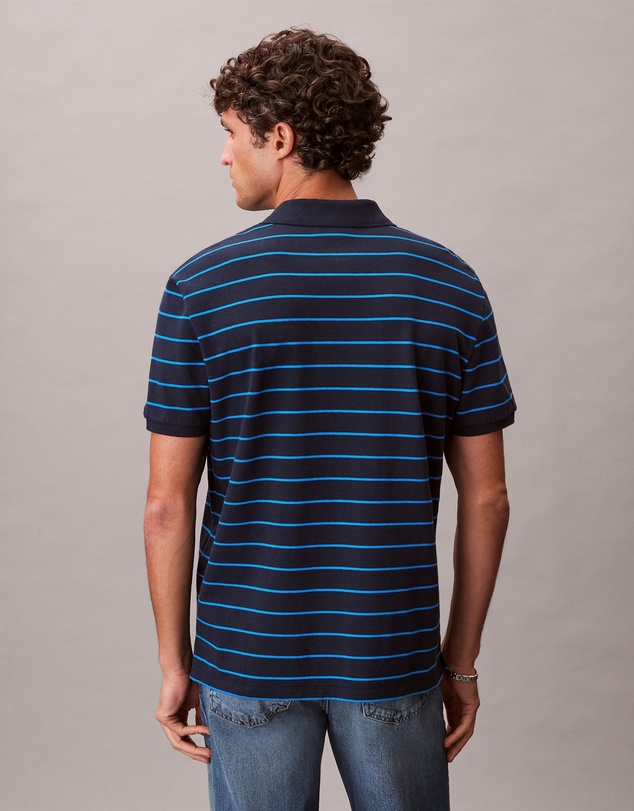 Calvin Klein Jeans - Striped Pique Classic Polo Shirt