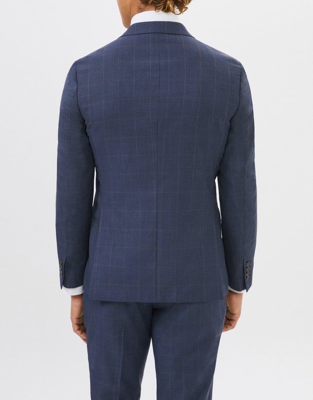 Van Heusen - Wool Blend Windowpane Suit Jacket