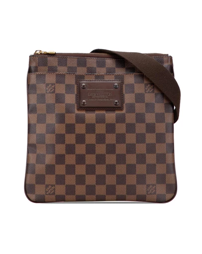 Pre-Loved by Azura Reborn - Pre-Loved Damier Ebene Brooklyn Pochette
