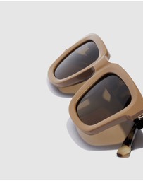 Hawkers Co - HAWKERS - Brown Olive ONE UPTOWN Sunglasses for Men and Women UV400