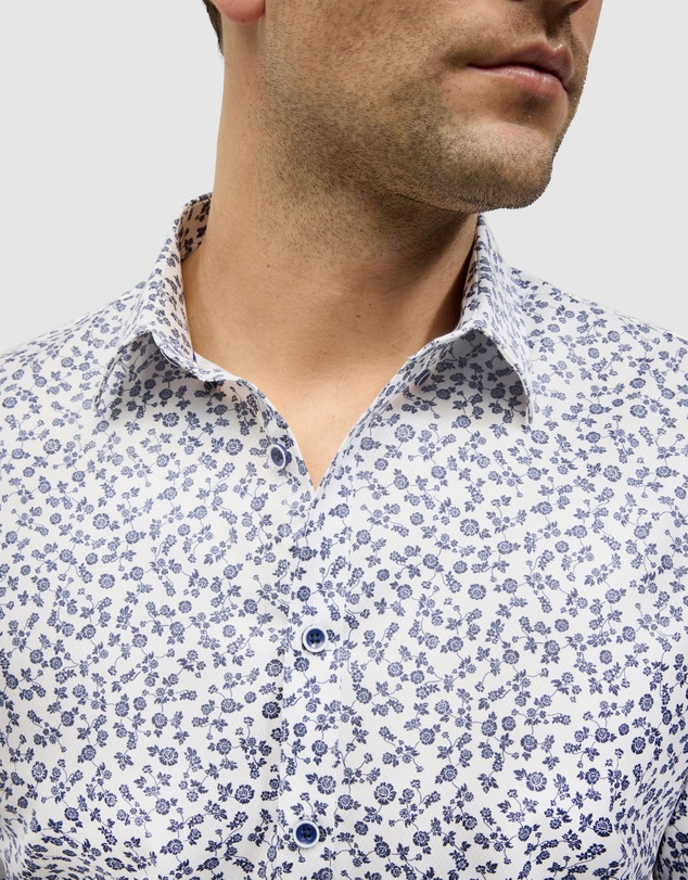 Politix - Ditsy Floral Print Long Sleeve Shirt