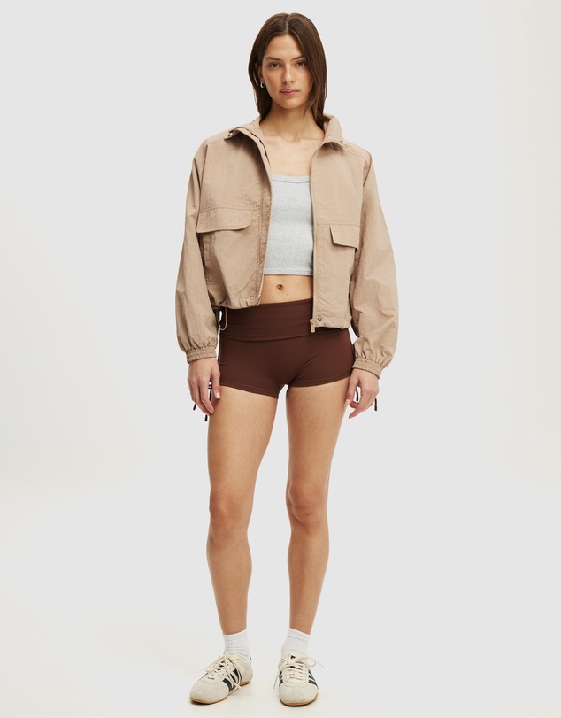 Cotton On Body Active - Ultra Soft Tie Side Roll Over Micro Shorts