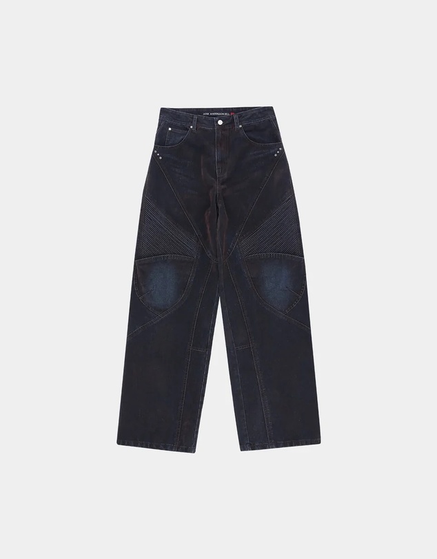 Andersson Bell - Rodeo Biker Wide-Leg Jeans