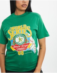 Vintage by The Real Deal - Pre Loved - 1988 Deadstock MLB Oakland Athletics World Series Tee