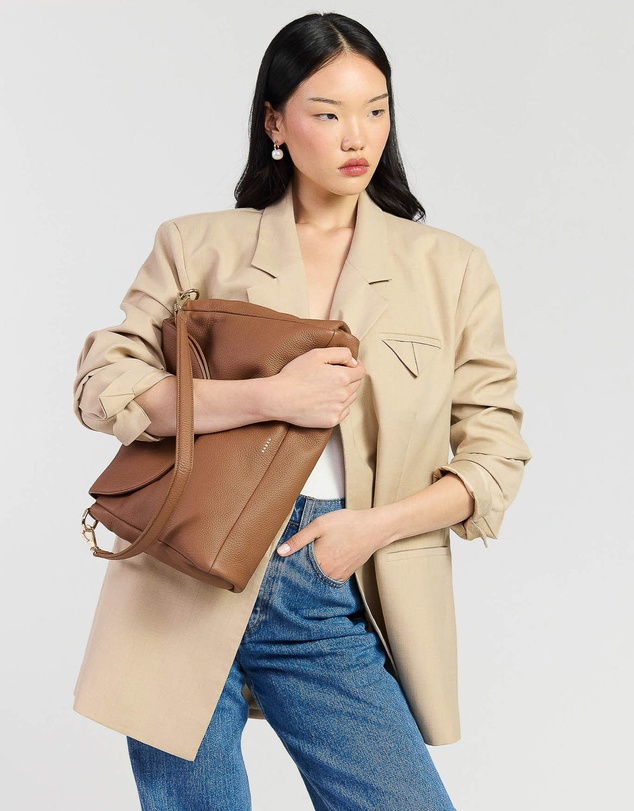 SABEN - Becks Shoulder Bag Tan Luxe