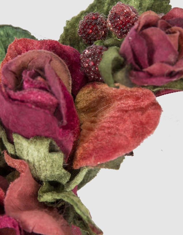 Max Alexander - Wine Vintage Flowers Fascinator Headband