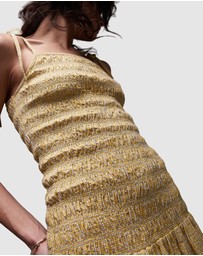 TOPSHOP - Cami Shirred Midi Dress