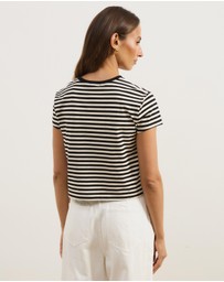 Atmos&Here - Stripe Baby Tee