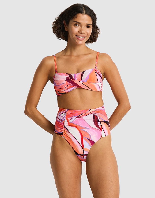 Sea Level Australia - Neon Wave Twist Bandeau