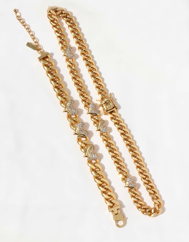Jackie Mack - Velvet Hearts Choker