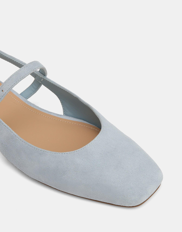 Wittner - Dallas Dress Flats Soft Blue Suede