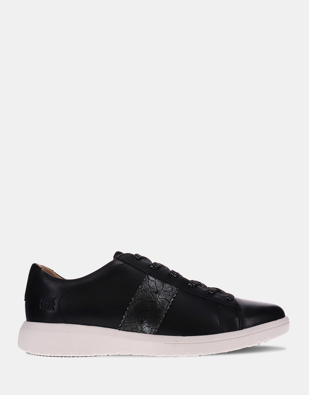 Mia Vita - Brooklyn Lace-Up Casual Sneaker - Black