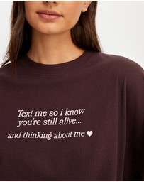 Cotton On Body - Oversized Lounge Graphic Tee
