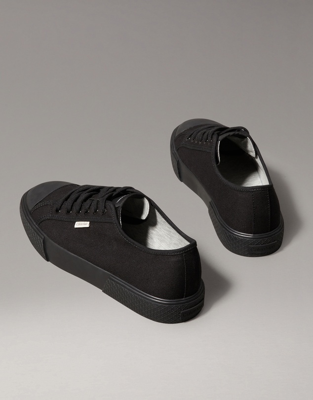 Calvin Klein - Alvaro Cotton Canvas Logo Trainers