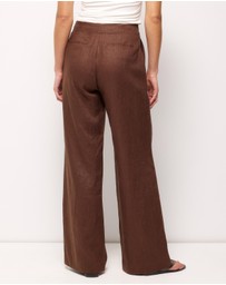 AERE - Nara Tailored Linen Pants