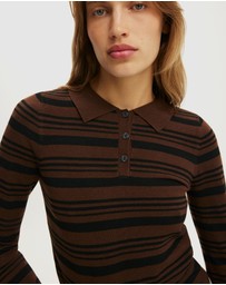 Cotton On - Sara Knit LS Polo