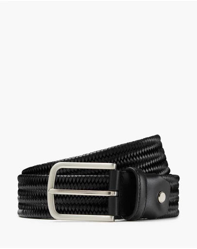 Aquila - Devon Leather Woven Belt