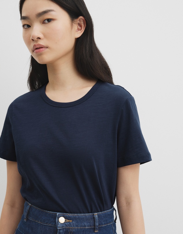 Country Road - Australian Good Earth Cotton Slub Short Sleeve T-shirt
