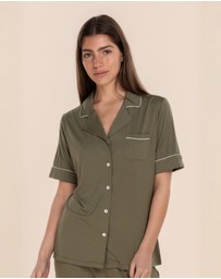 Gingerlilly - Jenna Bamboo Long PJ Set