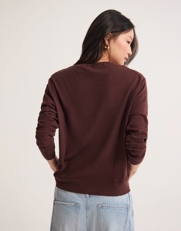 Oxford - Saga Side Button Cardigan