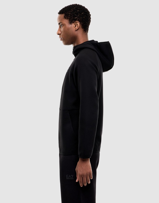 Emporio Armani EA7 - Natural Ventus7 Full-Zip Hoodie