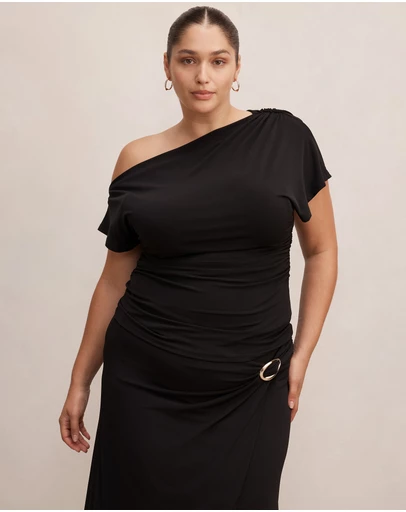 Forever New Curve - Sofia Curve Asymmetrical Tipped Top