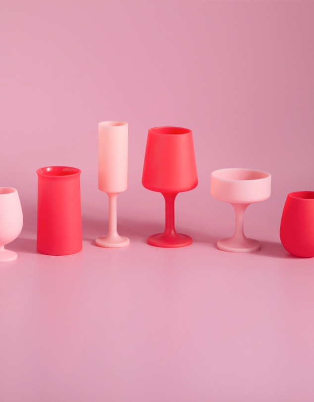 porter green - stemm | silicone unbreakable wine glasses