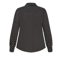 City Chic - Hesper Mews Spot Shirt