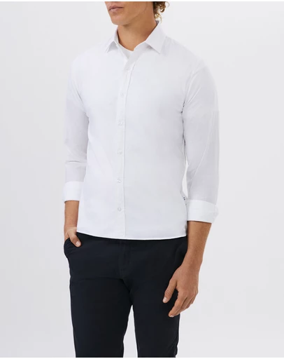 Van Heusen - Linen Cotton Blend Shirt