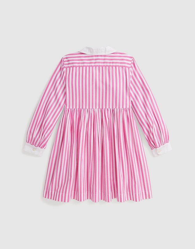 Polo Ralph Lauren - Striped Cotton Poplin Shirtdress - Kids