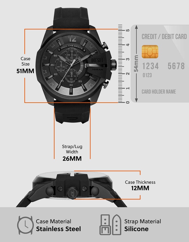 Diesel - Chief Series Black Chronograph Watch